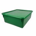 Romanoff Double Stowaway Tray with Lid, Green 13005